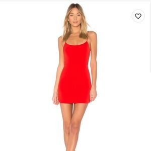 Nbd Red Gracey Dress